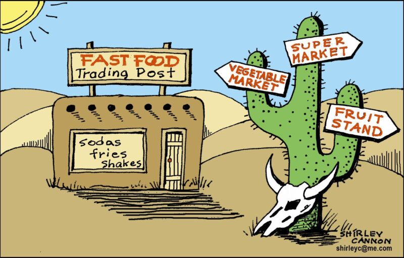Food Desert Illustration by Shirley Cannon